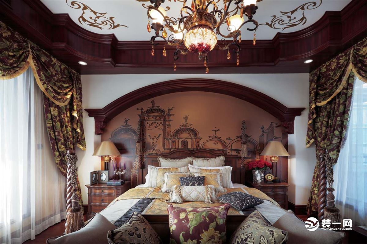 绿地翠谷别墅巴洛克风格设计 来自重庆唐卡装修公司